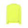 Sudadera básica unisex Sweatshirt. Color gold fluor.