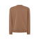 Sudadera básica unisex Sweatshirt. Color mocha mousse.