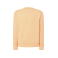Sudadera básica unisex Sweatshirt. Color apricot.