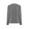 Sudadera básica reciclada mujer Swraeco. Color dark grey melange.