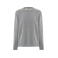 Sudadera básica reciclada mujer Swraeco. Color grey melange.