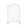 Sudadera básica mujer Swrargl. Color white.