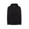 Sudadera con capucha mujer French terry. Color black.
