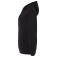 Sudadera con capucha mujer French terry. Color black.