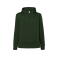 Sudadera con capucha mujer Kangaroo. Color bottle green.