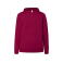 Sudadera con capucha mujer Kangaroo. Color raspberry.