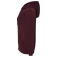 Sudadera con capucha mujer Kangaroo. Color burgundy.