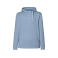 Sudadera con capucha mujer Kangaroo. Color sky blue.