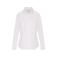 Blusa oxford manga larga mujer 080660/01. Color blanco.