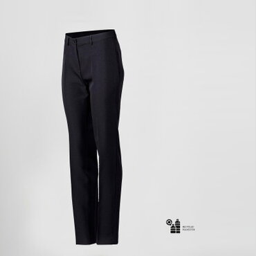 Pantalón de vestir microfibra reciclado mujer