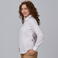 Camisa reciclada manga larga mujer Idara. Color blanco.