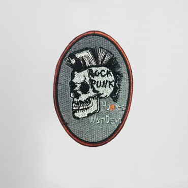 Escudo bordado Rock Punk