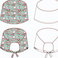 Gorro cirujano estampado Santa. .