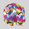 Gorro cirujano estampado Agatha. Color cuore multicolor.