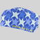 Gorro cirujano estampado Agatha. Color cometa azul.