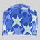Gorro cirujano estampado Agatha. Color cometa azul.