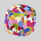 Gorro cirujano estampado Agatha. Color cuore multicolor.