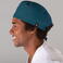 Gorro cirujano Liso. Color verde petroleo.