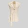 Chaqueta sin mangas mujer Arabis. Color beige.