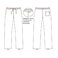 Pantalón sanitario sostenible unisex Klopman. .