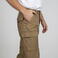 Pantal&oacute;n de trabajo multibolsillos unisex Arce. Color beige.
