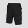 Bermuda multibolsillos elástica unisex Arce. Color negro.