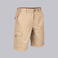Bermuda multibolsillos elástica unisex Arce. Color beige.