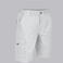 Bermuda multibolsillos elástica unisex Arce. Color blanco.