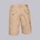 Bermuda multibolsillos elástica unisex Arce. Color beige.