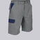 Bermuda multibolsillos elástica unisex Arce. Color gris/marino.