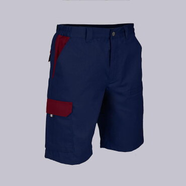 Bermuda multibolsillos elástica unisex Arce