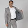 Americana slim fit hombre Meeting. Color gris.