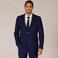 Americana slim fit hombre Linen. Color marino.