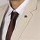 Americana slim fit hombre Linen. Color beige.