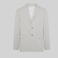 Americana slim fit hombre Linen. Color beige.