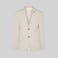 Americana slim fit hombre Linen. Color beige.