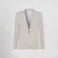 Americana mujer Linen. Color beige.