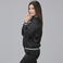 Cazadora bomber mujer Peach. Color negro.