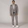 Americana slim fit hombre Cold. Color gris.