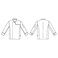 Chaqueta cocina manga larga reciclado-orgánico hombre Otero. .