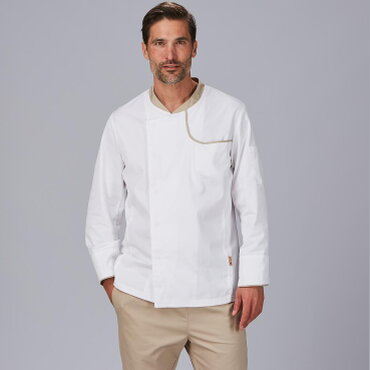 Chaqueta cocina manga larga reciclado-orgánico hombre Otero