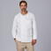 Chaqueta cocina manga larga reciclado-orgánico hombre Otero. Color arena.