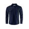 Camisa de manga larga hombre Highwoods. Color azul marino.