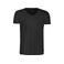 Camiseta cuello pico ecológica hombre Whailford. Color negro.