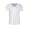 Camiseta cuello pico ecológica hombre Whailford. Color blanco.