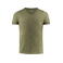Camiseta cuello pico ecológica hombre Whailford. Color moss green.