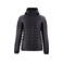 Chaqueta de invierno acolchada con capucha reciclada mujer Woodlake Woman. Color negro.