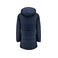 Chaqueta de invierno acolchada con capucha reciclada mujer Nordmont Woman. Color azul marino.