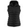 Chaleco acolchado con capucha reciclado mujer Woodlake Heights Vest Woman. Color negro.