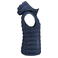 Chaleco acolchado con capucha reciclado mujer Woodlake Heights Vest Woman. Color azul marino.